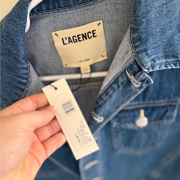 L'AGENCE Blue Jean Jacket - Picture 5 of 5